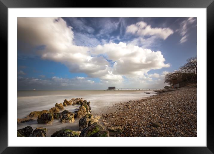 Bembridge Beach LE Framed Mounted Print by Wight Landscapes