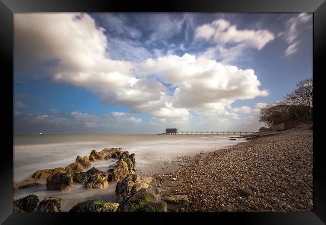 Bembridge Beach LE Framed Print by Wight Landscapes