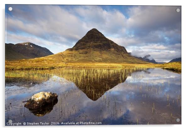 The other Buachaille Acrylic by Stephen Taylor