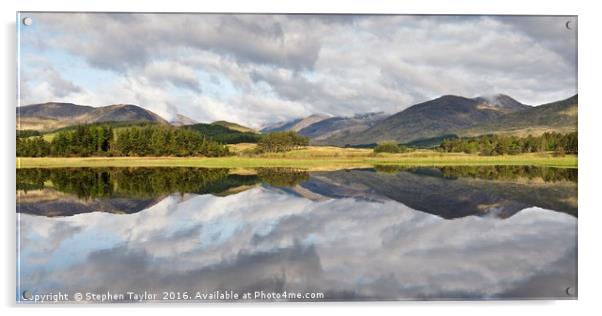 Loch Tulla Acrylic by Stephen Taylor