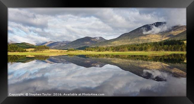 Loch Tulla Framed Print by Stephen Taylor