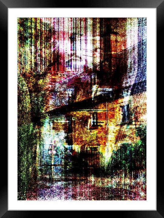 Colours in Architecture Framed Mounted Print by Jon Fixter