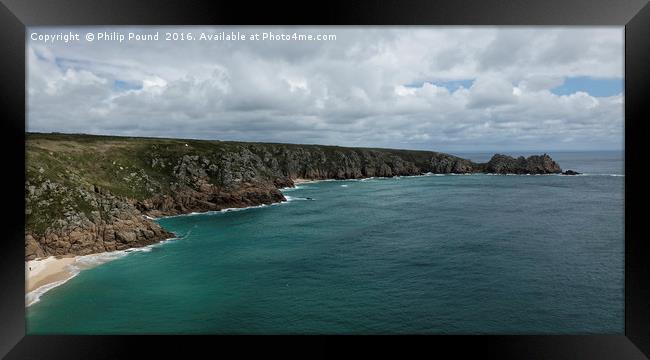 Cornish Seascape Framed Print by Philip Pound