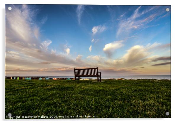 Eye to The Sky in Frinton On Sea Acrylic by matthew  mallett