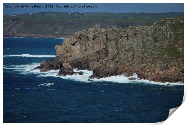 Cornish Coast Print by Philip Pound