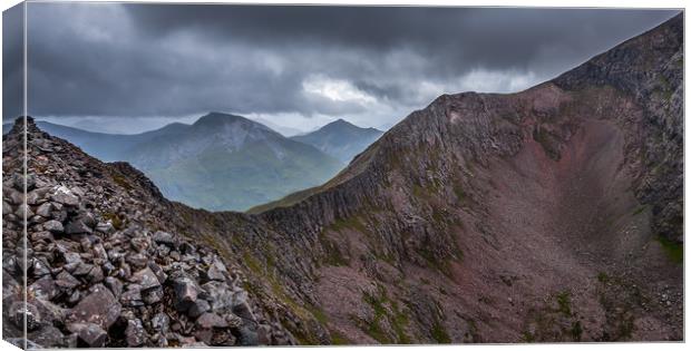  The Carn Mor Dearg Arete Canvas Print by Paul Andrews