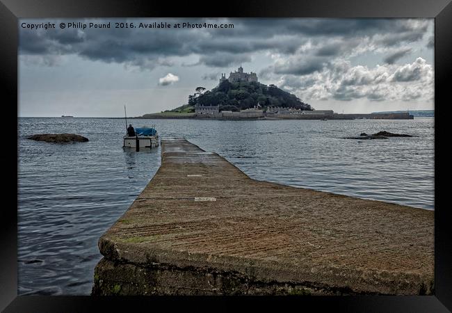 St Michael's Mount in Cornwall Framed Print by Philip Pound