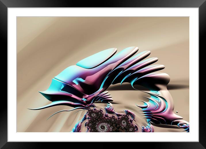 Chameleon Framed Mounted Print by Steve Purnell
