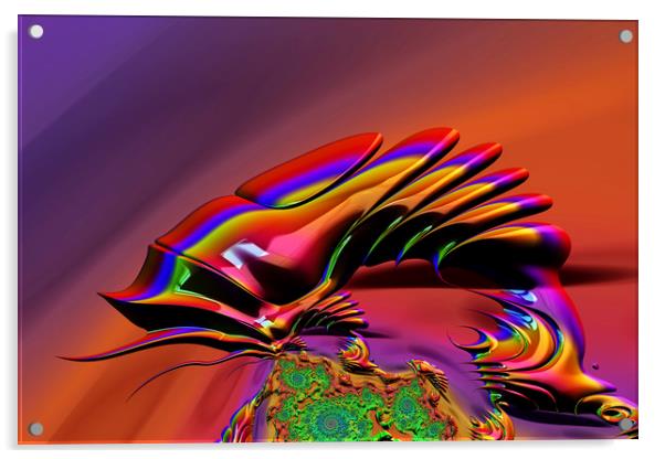 Chameleon Rainbow Acrylic by Steve Purnell