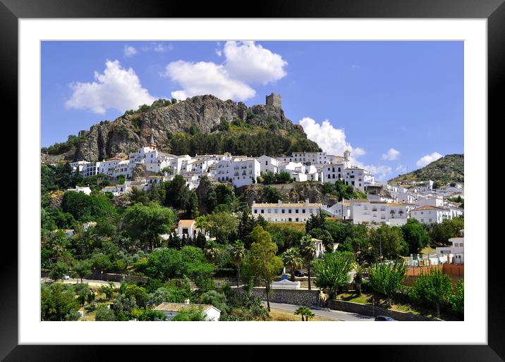 Andalusian village Framed Mounted Print by Adrian Susman