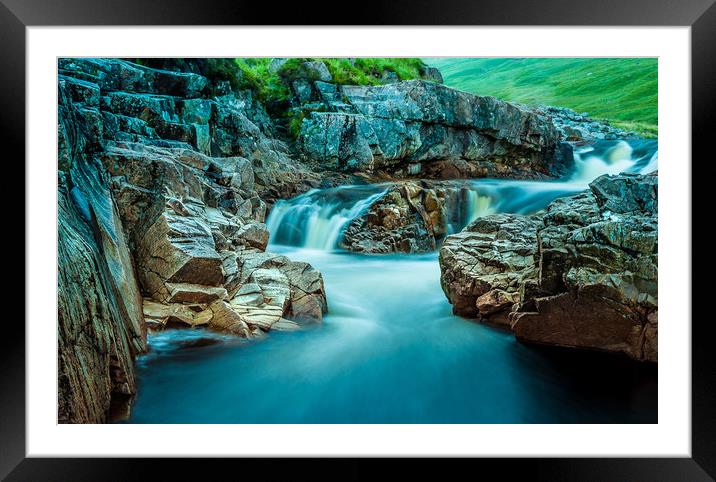 River Etive Framed Mounted Print by Paul Andrews