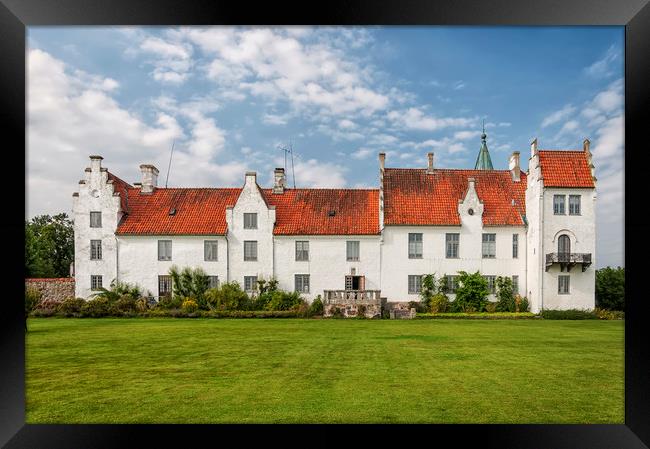 Bosjokloster Monastery Castle Facade Framed Print by Antony McAulay