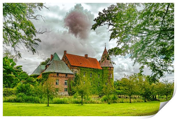 Ortofta Castle Print by Antony McAulay