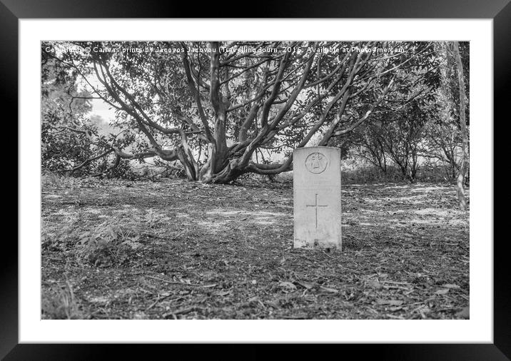 Quiet place to rest  Framed Mounted Print by Jack Jacovou Travellingjour