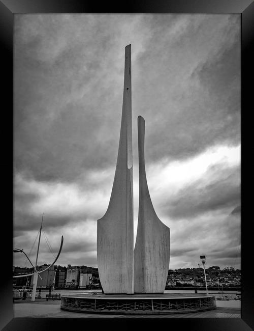 Concrete Sails, Waterford, Ireland Framed Print by Mark Llewellyn