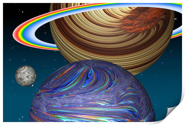 The Saturn Phenomenon Print by Steve Purnell