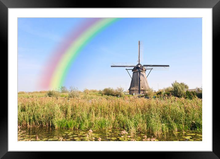 Windmill  Framed Mounted Print by Ankor Light