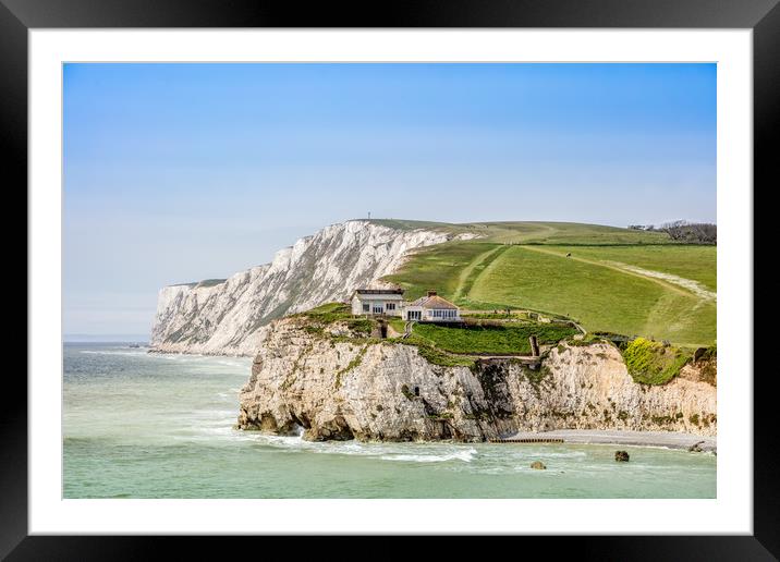 Fort Redoubt - Freshwater Framed Mounted Print by Wight Landscapes