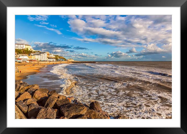 Ventnor Beach Framed Mounted Print by Wight Landscapes