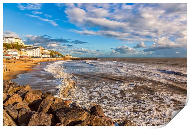 Ventnor Beach Print by Wight Landscapes