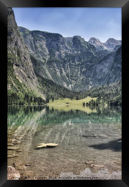 Obersee Blick Framed Print by Rick Penrose