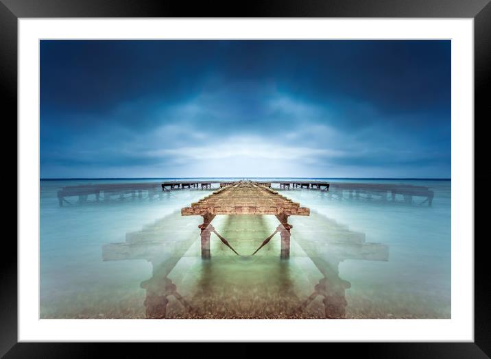 Ghosts Of The Past Framed Mounted Print by Wight Landscapes