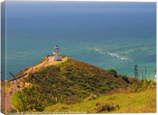 Cape Reinga Lighthouse Canvas Print by Luke Newman