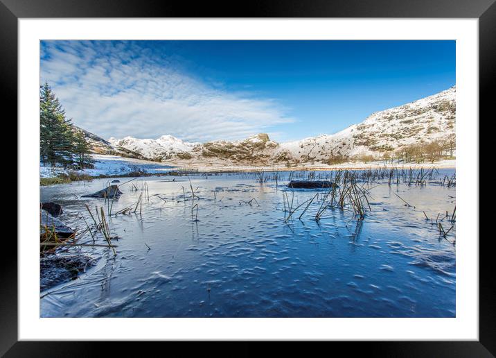 Blea Tarn Framed Mounted Print by nick hirst