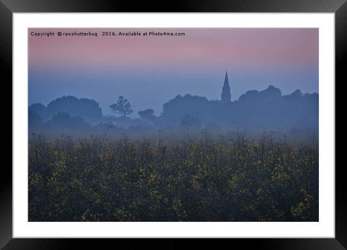 Hammerwich Sunrise Framed Mounted Print by rawshutterbug 