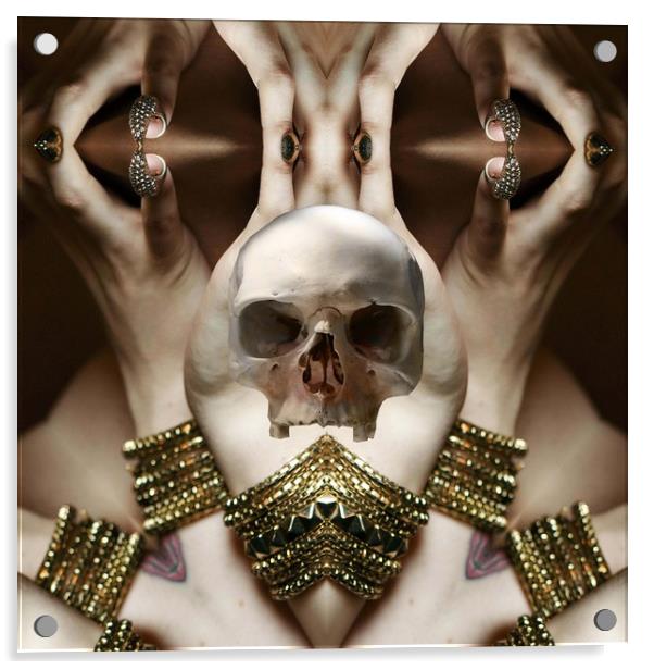 Skull Magic Acrylic by Matthew Lacey