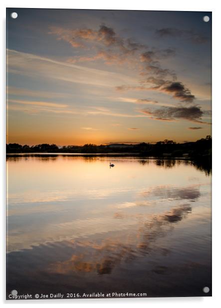 Sunset Reflections  Acrylic by Joe Dailly