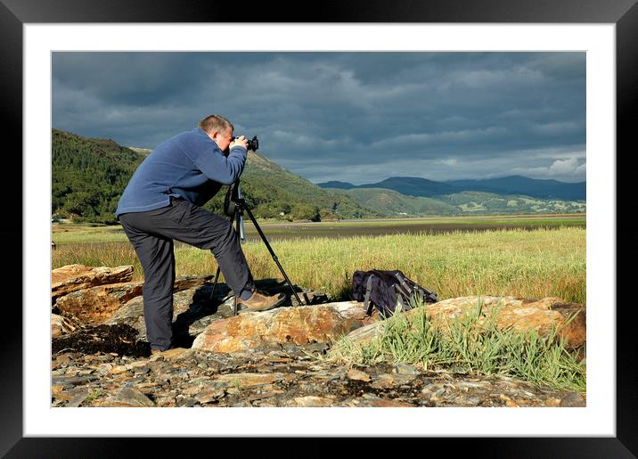 Taking Pictures Framed Mounted Print by Harvey Hudson