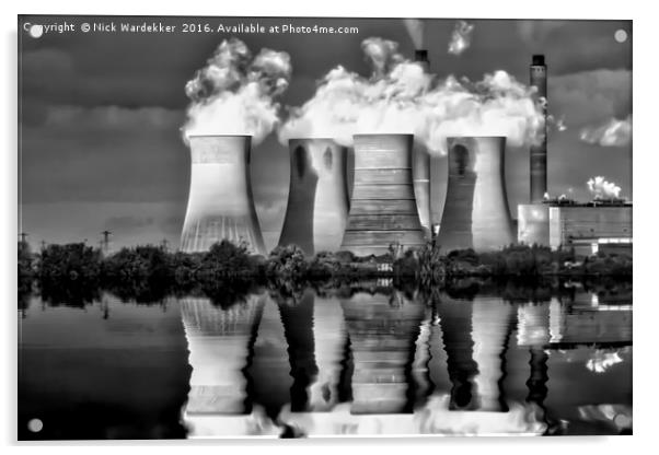Reflecting on Industry Acrylic by Nick Wardekker