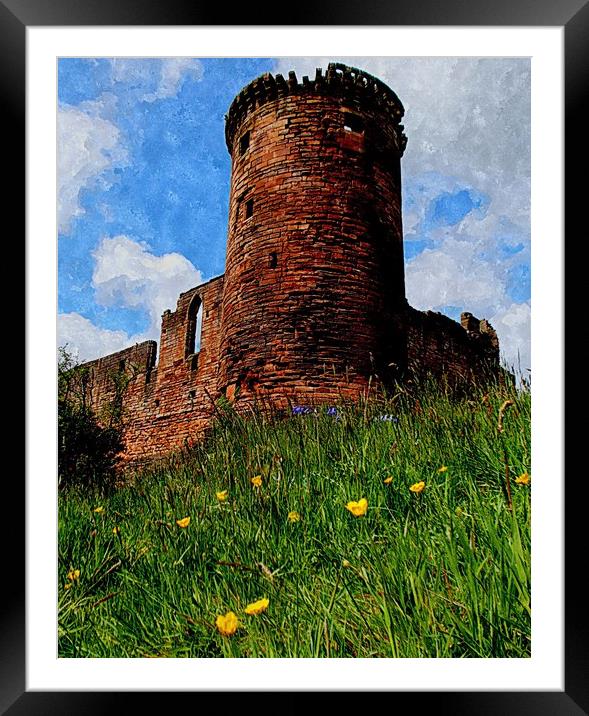 bothwell castle Framed Mounted Print by dale rys (LP)