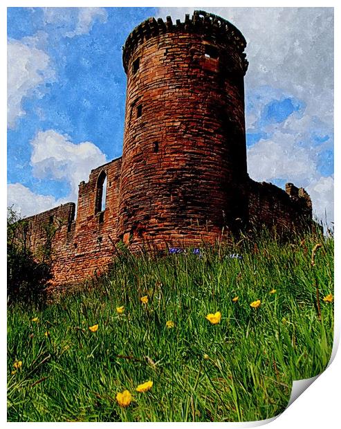 bothwell castle Print by dale rys (LP)