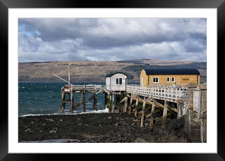 The Old Pier House Framed Mounted Print by Jacqi Elmslie