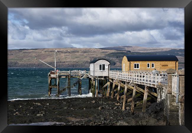 The Old Pier House Framed Print by Jacqi Elmslie