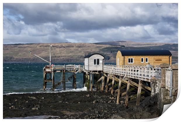 The Old Pier House Print by Jacqi Elmslie