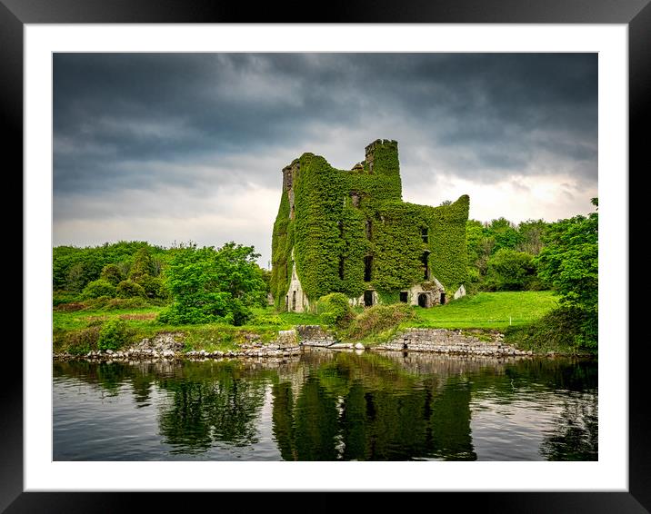 Menlo Castle, Galway, Ireland Framed Mounted Print by Mark Llewellyn