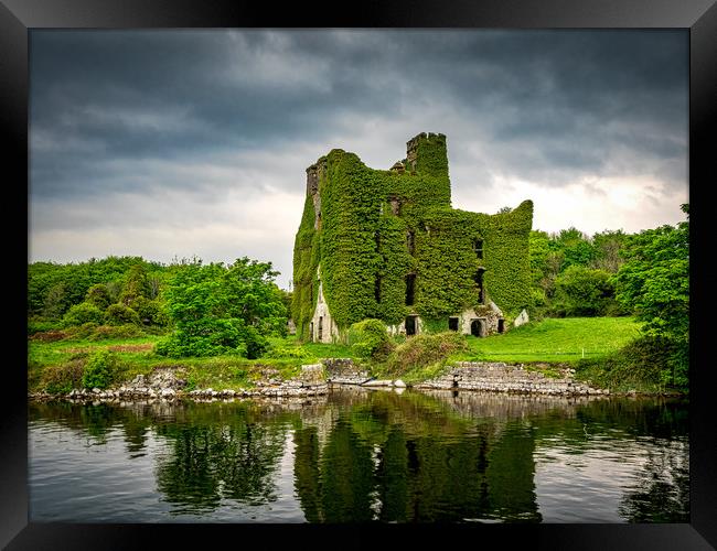 Menlo Castle, Galway, Ireland Framed Print by Mark Llewellyn