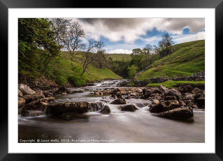 Approaching Thornton Falls Framed Mounted Print by Jason Wells