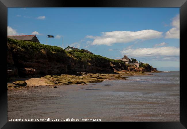 Hilbre Island High Tide  Framed Print by David Chennell