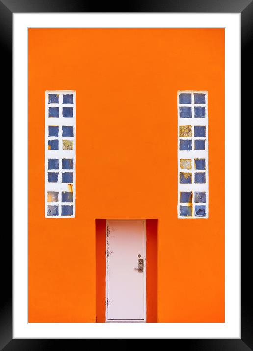 Orange Wall Framed Mounted Print by Svetlana Sewell