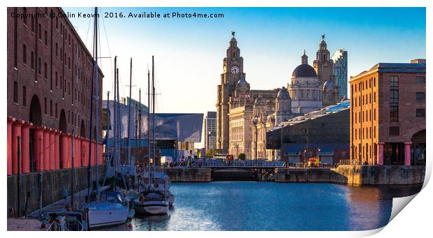 Three Graces from the Albert Dock Print by Colin Keown