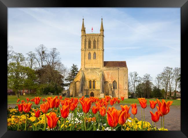 Pershore abbey Framed Print by Daugirdas Racys