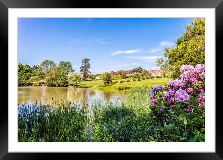 Lakeside Views Framed Mounted Print by Wight Landscapes