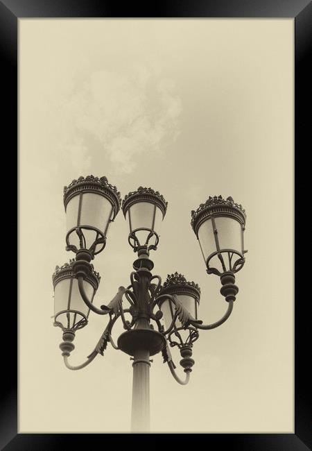 Street lamps Framed Print by Igor Krylov