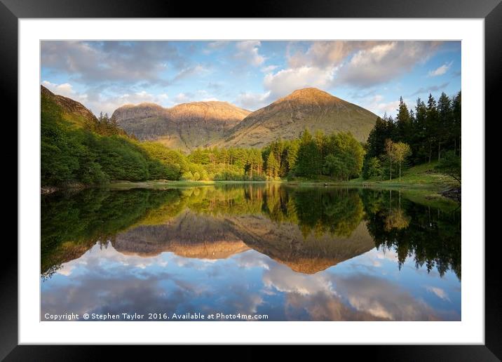 Light and shadows Framed Mounted Print by Stephen Taylor