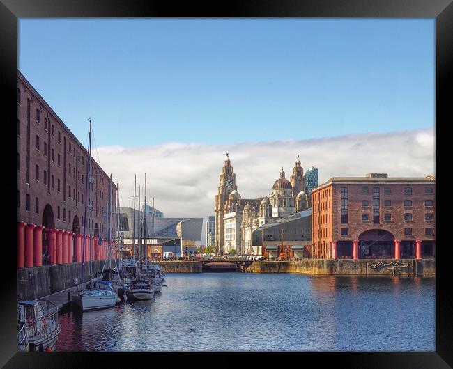 Liverpool Framed Print by Victor Burnside