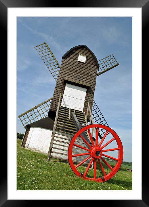 Pitstone Windmill, Buckinghamshire Framed Mounted Print by graham young